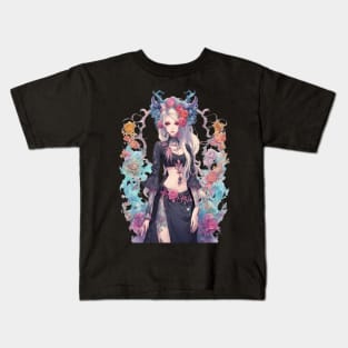 Dark Heart of an Emo Goth Anime and Despair Kids T-Shirt